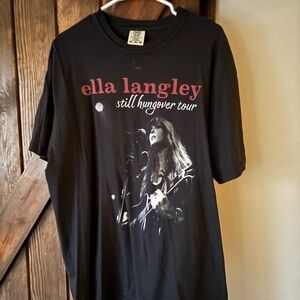 Ella Langley Still Hungover Tour Black T-Shirt